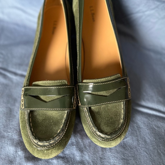 LLBean womens wedge loafer - Picture 4 of 5